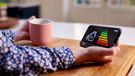 energy efficiency rating indicator on ipad