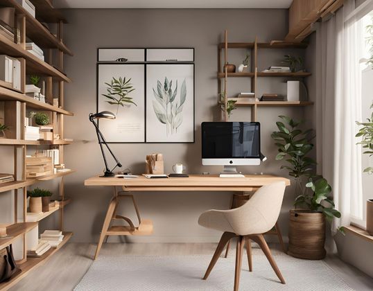 modern home office interior