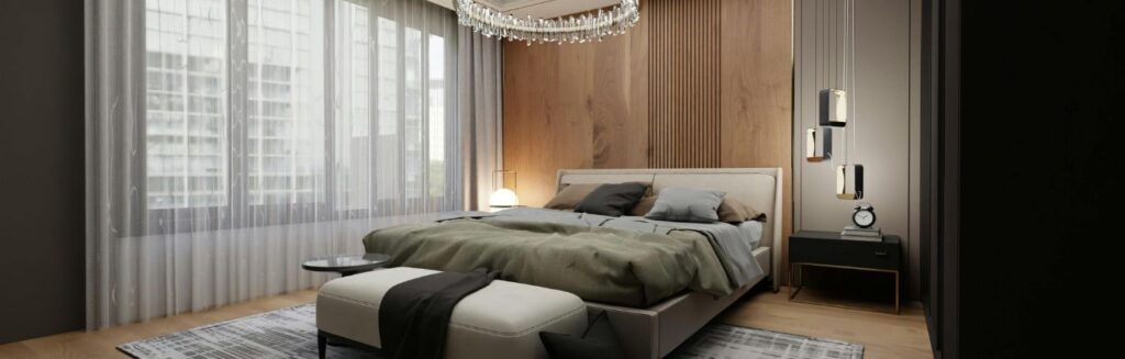 modern bedroom interior